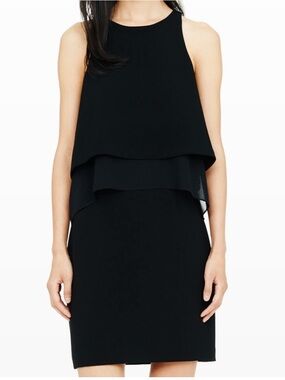 Club Monaco Natina Tiered LBD 🖤 Sleeveless Sheath Dress